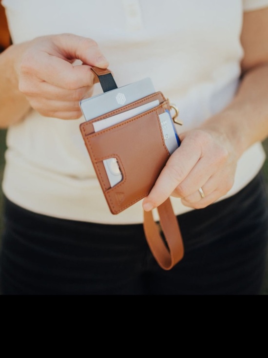 Andar Handbags - Andar The Denner Wallet Cognac Tan